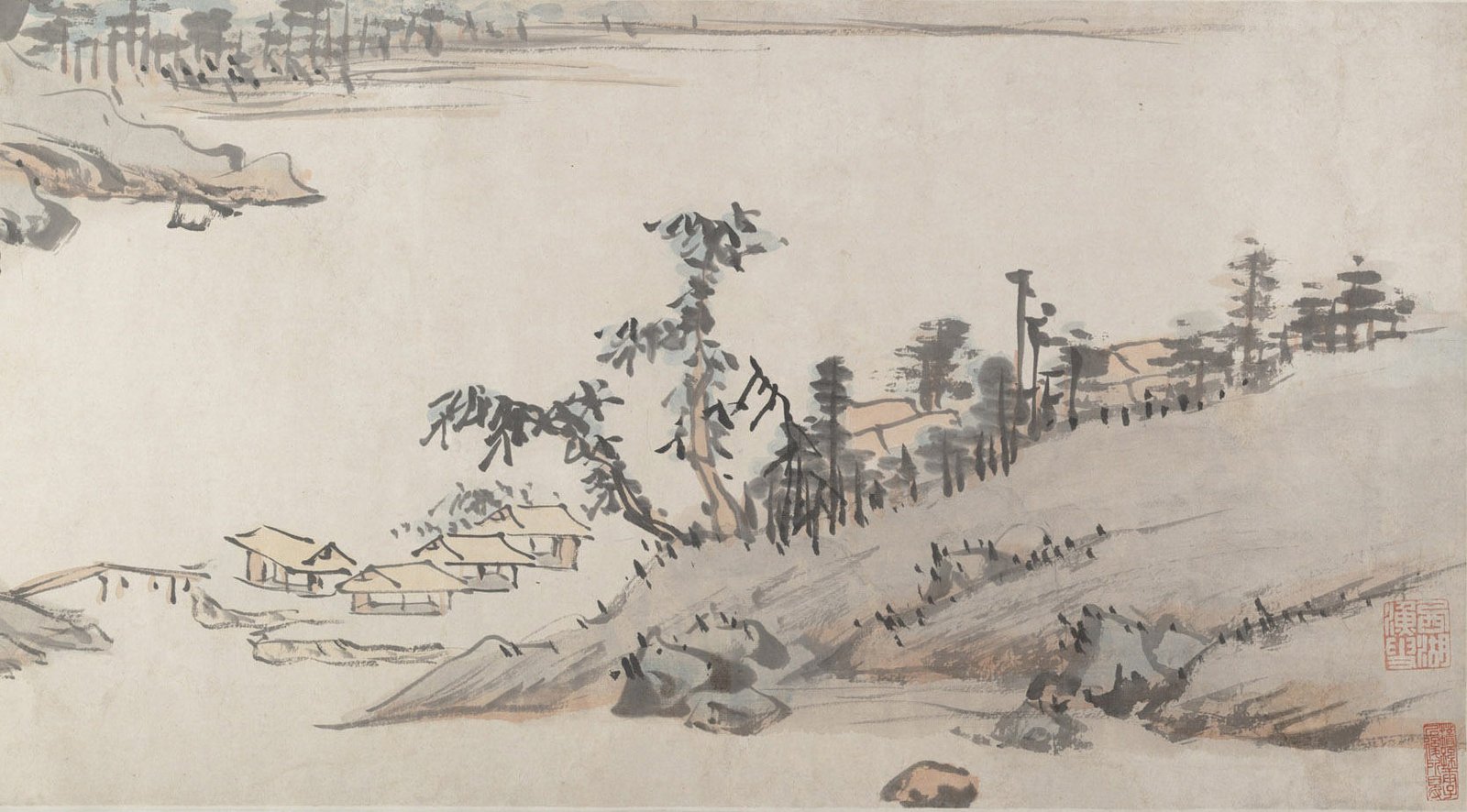 Chen Chun - River Landscape - Metropolitan Museum of Art